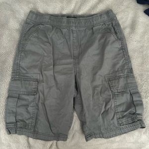 Boys grey cargo shorts